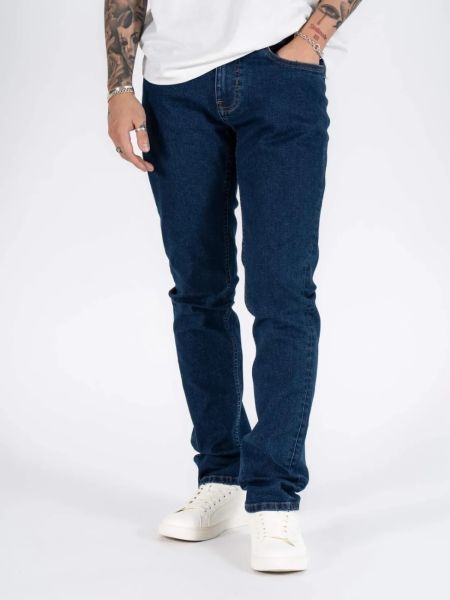 Męskie Spodnie Jeansowe Marcus Sebb 2217 Raw Dark Blue 14-200304. Niebieskie jeansy męskie MARCUS, bez wzorów, z jeansu. Za 199.99 zł.