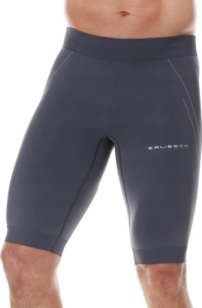 Brubeck LB10140A Spodnie 1/2 męskie RUNNING FORCE szary XXL. Szare szorty sportowe męskie Brubeck, bez wzorów, sportowe. Za 149.19 zł.
