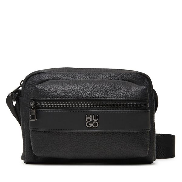 Saszetka HUGO. Czarne saszetki męskie Hugo, bez wzorów, małe. Za 439.99 zł.