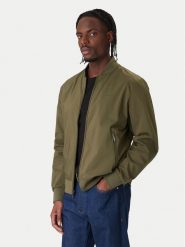 Calvin Klein Kurtka bomber LV040FM512 Khaki Regular Fit. Brązowe kurtki męskie Calvin Klein, m, bez wzorów, z syntetyku, bez ramiączek, bez kaptura. Za 649.99 zł.