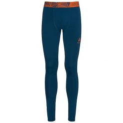 Odlo Spodnie tech. Odlo Pants Ceramicool pro - 160162 - 160162/20358/L. Niebieskie spodnie dresowe męskie Odlo. Za 143.73 zł.
