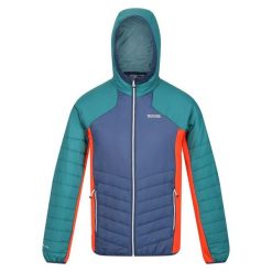 Męski Softshell Z Kapturem Trutton. Niebieskie kurtki softshell męskie Regatta, m, bez wzorów, z softshellu, z kapturem, trekkingowe. Za 157.99 zł.