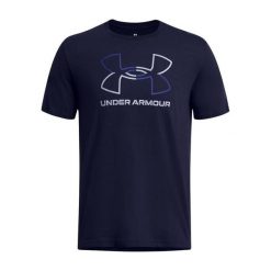 Koszulka sportowa męska Under Armour Gl Foundation Uodate. Niebieskie t-shirty sportowe męskie Under Armour, l, bez wzorów, z bawełny, sportowe, bez ramiączek. Za 195.00 zł.