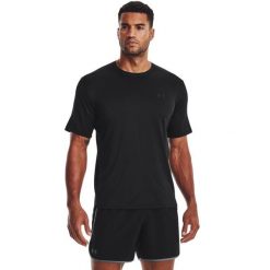 T-Shirt Under Armour Ua Tech Vent Ss Dorosłych. Czarne t-shirty sportowe męskie Under Armour, l, bez wzorów, sportowe, bez ramiączek. Za 204.50 zł.
