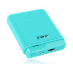 Powerbank ADATA PV150, 10000mAh (APV150-10000M-5V-CBL). Niebieskie powerbanki ADATA. Za 37.49 zł.