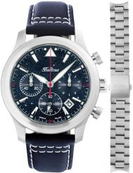 Zegarek męski Balticus BALFSQCHAVE-P niebieski. Niebieskie zegarki męskie Balticus. Za 2,790.00 zł.