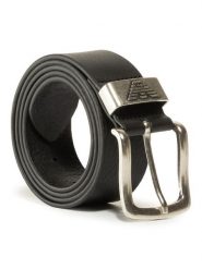 Emporio Armani Pasek Męski Y4S201 YDD6G 80001 Czarny. Czarne paski męskie Emporio Armani, bez wzorów, ze skóry. Za 359.99 zł.