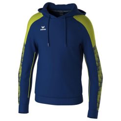 Bluza z kapturem Erima Evo Star. Niebieskie bluzy nierozpinane męskie Erima, m, bez wzorów, retro, bez ramiączek, z kapturem. Za 239.50 zł.