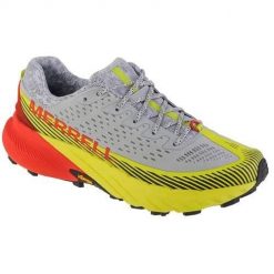 Buty do biegania męskie Merrell Agility Peak 5. Szare buty do biegania męskie Merrell, bez wzorów, z materiału, bez zapięcia, do biegania. Za 811.00 zł.