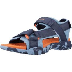 Sandały Geox Model J Borealis B Kolor Niebieski. Niebieskie buty zimowe męskie Geox, bez wzorów, z tkaniny, sportowe, bez obcasa, bez zapięcia. W wyprzedaży za 248.85 zł.