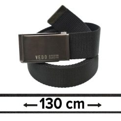 Pasek Materiałowy, Czarny 130 cm, Militarny Solidny, Klamra Zamykana Manualnie -Pako Jeans. Czarne paski męskie Pako Jeans, bez wzorów, z jeansu, klasyczne. Za 45.00 zł.