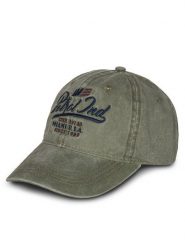 Petrol Industries Czapka z daszkiem M-1050-CAP820 Zielony. Zielone czapki męskie Petrol Industries, bez wzorów, z bawełny. Za 89.99 zł.