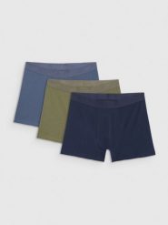 4F Bielizna bokserki (3-pack) męskie - multikolor S. Bokserki męskie 4f, m, bez wzorów, z bawełny. Za 99.99 zł.