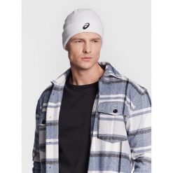 Czapka Asics. Szare czapki męskie Asics, na zimę, bez wzorów. Za 119.00 zł.