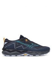 Mizuno Buty do biegania Wave Daichi 9 Gtx J1GJ2556 Niebieski. Niebieskie buty do biegania męskie Mizuno, bez wzorów, ze skóry, bez zapięcia, do biegania. Za 489.99 zł.