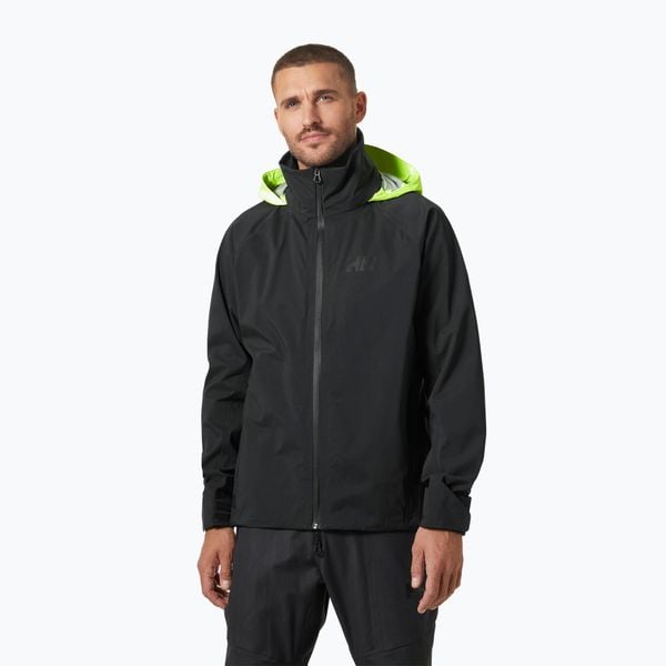 Kurtka żeglarska męska Helly Hansen HP Foil Shell 2.0. Czarne kurtki męskie Helly Hansen, m, bez wzorów, sportowe, bez ramiączek, bez kaptura. Za 1,329.00 zł.