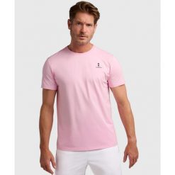 Koszulka sportowa męska Comfort. Czerwone t-shirty sportowe męskie NORDICDOTS, m, bez wzorów, z bawełny, klasyczne, bez ramiączek. Za 185.00 zł.