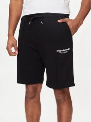 Jack & Jones Szorty sportowe Vesterbro 12252251 Czarny Loose Fit. Czarne szorty sportowe męskie Jack & Jones, bez wzorów, z bawełny, sportowe. Za 79.99 zł.