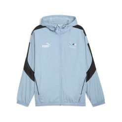 Kurtka wodoodporna Puma BMW MMS MT7+. Niebieskie kurtki męskie Puma, m, bez wzorów, bez ramiączek, bez kaptura. W wyprzedaży za 381.50 zł.