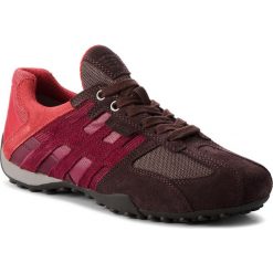 Sneakersy GEOX - U Snake E U8207E 02214 C7J7W Dk Burgundy/Ruby. Buty sportowe na co dzień męskie marki Geox. W wyprzedaży za 239.00 zł.