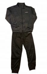 Lotto Tricot Tracksuit MTGV10013-11 Czarne XL. Czarne komplety dresowe męskie Lotto, bez wzorów, z dresówki, bez ramiączek, bez kaptura. Za 112.31 zł.