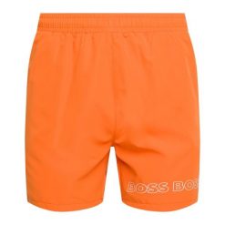 Szorty kąpielowe męskie Hugo Boss Dolphin. Brązowe kąpielówki męskie Hugo Boss, m, bez wzorów. Za 139.99 zł.
