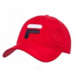 Czapka tenisowa Fila Baseball Cap Max czerwona. Czerwone czapki męskie Fila, na zimę, bez wzorów. Za 79.00 zł.