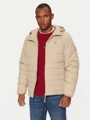Tommy Hilfiger Kurtka zimowa MW0MW37641 Beżowy Regular Fit. Brązowe kurtki męskie Tommy Hilfiger, na zimę, m, bez wzorów, z syntetyku, bez ramiączek, bez kaptura. Za 1,259.00 zł.