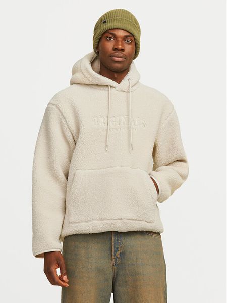 Jack & Jones Bluza Frederiksberg 12263011 Beżowy Loose Fit. Brązowe bluzy nierozpinane męskie Jack & Jones, m, bez wzorów, z syntetyku, bez ramiączek, bez kaptura. Za 109.99 zł.