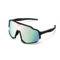 Uniwersalne sportowe okulary przeciwsłoneczne z polaryzacją VIF Two Black. Czarne okulary przeciwsłoneczne męskie VIF, bez wzorów, sportowe. Za 269.00 zł.