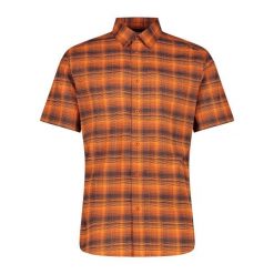 Koszula męska CMP 35S5717. Brązowe koszule męskie CMP, m, bez wzorów, bez kołnierzyka, bez ramiączek. Za 241.50 zł.