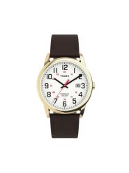 Timex Zegarek Easy Reader® Classic TW2Y12700 Brązowy. Brązowe, analogowe zegarki męskie Timex. Za 399.99 zł.