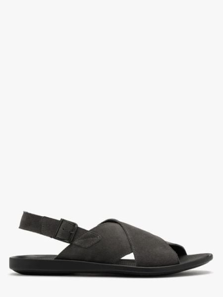 Szare sandały z zapięciem na klamrę. Szare sandały męskie Ryłko, ze skóry, bez zapięcia. W wyprzedaży za 199.99 zł.