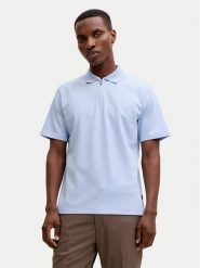 Jack & Jones Polo Rblaethan 12292992 Błękitny Regular Fit. Niebieskie koszulki polo męskie Jack & Jones, m, bez wzorów, z bawełny, bez kołnierzyka, bez ramiączek. Za 129.99 zł.