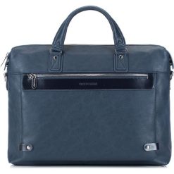 Torba na laptopa 88-3P-104-7. Niebieskie torby na laptopa męskie Wittchen, bez wzorów, z tworzywa sztucznego, małe. Za 179.90 zł.