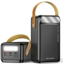 Powerbank Awei P101K 60000mAh Czarny. Czarne powerbanki Awei. Za 157.74 zł.