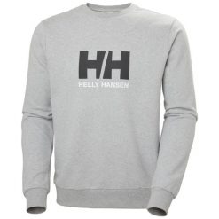 Bluza Helly Hansen HH Logo 2.0. Szare bluzy nierozpinane męskie Helly Hansen, m, bez wzorów, z bawełny, bez ramiączek, bez kaptura. W wyprzedaży za 291.05 zł.