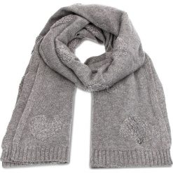 Szal MY TWIN - Sciarpa VA8P2U Grigio M 00082. Szare szaliki męskie My Twin, bez wzorów, z materiału. W wyprzedaży za 289.00 zł.