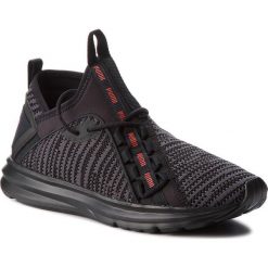 Sneakersy PUMA - Enzo Peak 191232 01 Black/Asphalt/High Risk Red. Czarne buty sportowe na co dzień męskie Puma, z materiału. W wyprzedaży za 229.00 zł.