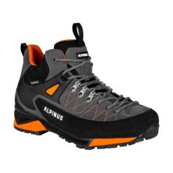 Buty trekkingowe dla dorosłych Alpinus The Ridge Mid Pro. Brązowe buty zimowe męskie Alpinus, bez wzorów, sportowe, bez obcasa, bez zapięcia. Za 699.00 zł.