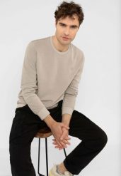Bluza bawełniana B-LORENC. Bluzy nierozpinane męskie Volcano, m, bez wzorów, z bawełny, klasyczne, bez ramiączek, bez kaptura. Za 149.99 zł.
