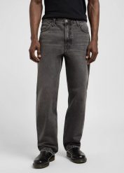 MESKIE SPODNIE LEE ASHER DEEP OBSIDIAN 112370686. Jeansy męskie Lee, bez wzorów, z jeansu. Za 219.99 zł.