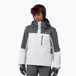 Kurtka narciarska Rossignol Hero Velika Insulated Soft Grey - L. Szare kurtki narciarskie i snowboardowe męskie Rossignol, na zimę, l, bez wzorów, bez kaptura, narciarskie. Za 1,749.00 zł.