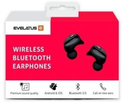 Słuchawki Evelatus Evelatus Wireless Earphones Ebe01 Black. Czarne słuchawki bluetooth Evelatus. Za 41.34 zł.