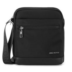 Saszetka GINO ROSSI. Czarne saszetki męskie Gino Rossi, bez wzorów, małe. Za 149.99 zł.