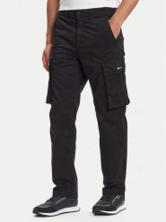 Karl Lagerfeld Jeans Spodnie materiałowe A3M10085 Czarny Regular Fit. Czarne spodnie na co dzień męskie Karl Lagerfeld Jeans, bez wzorów, z bawełny. Za 449.99 zł.