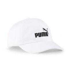 Czapka z daszkiem z logo No. 1 ESS PUMA White. Białe czapki męskie Puma, bez wzorów, sportowe. Za 49.99 zł.