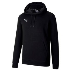 Bluza treningowa męska Puma teamGOAL 23 Causals Hoody. Czarne bluzy nierozpinane męskie Puma, m, bez wzorów, sportowe, bez ramiączek, bez kaptura. Za 129.00 zł.