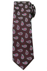 Brązowy Elegancki Krawat w Łezki -Angelo di Monti- 6 cm, Męski, Paisley. Brązowe krawaty i muchy męskie Angelo di Monti, bez wzorów, eleganckie. Za 45.00 zł.