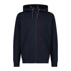 Bluza męska turystyczna CMP 32D8077. Niebieskie bluzy nierozpinane męskie CMP, m, bez wzorów, sportowe, bez ramiączek, bez kaptura. Za 241.50 zł.